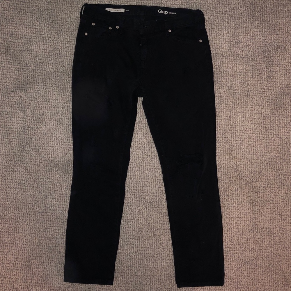 Gap Destroyed Girlfriend Jeans